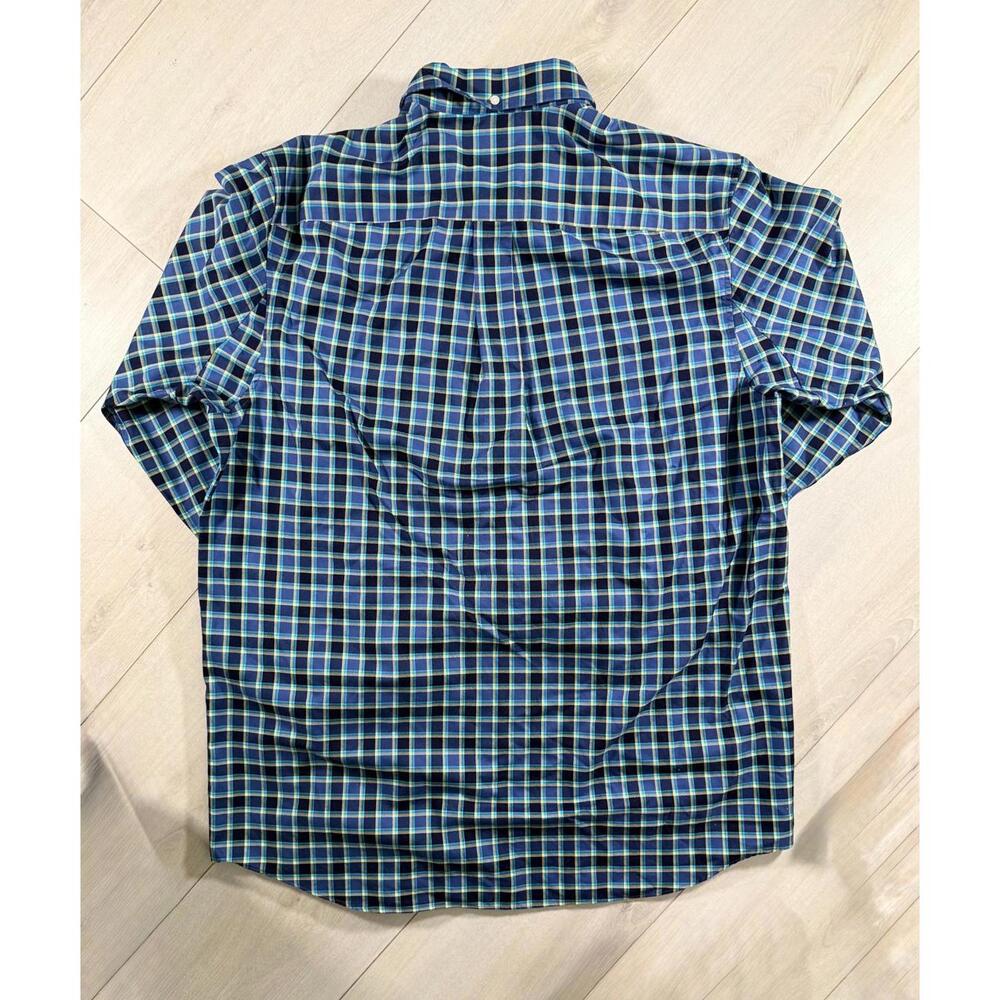 Duluth Trading Co. Wrinkle Fighter Long Sleeve Plaid Shirt Size Large Tall - Picture 2 of 10